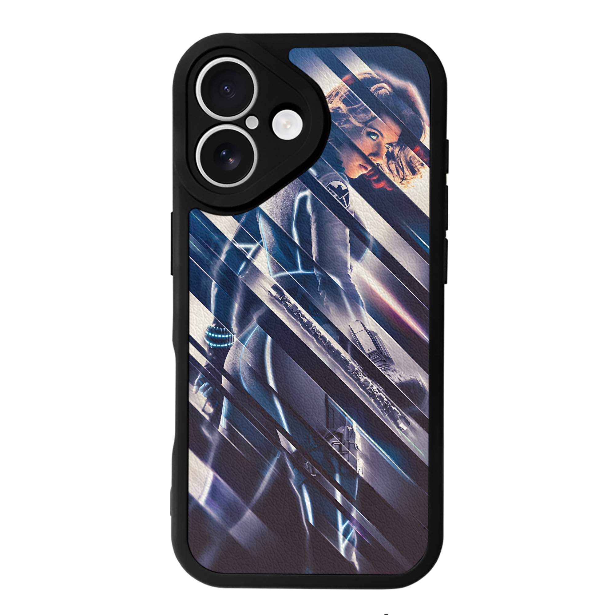 （画像用） アベンジャーズ The Avengers 【iPhone 16シリーズ対応】シリコンスマホケース（レザー調） 材質：シリコン